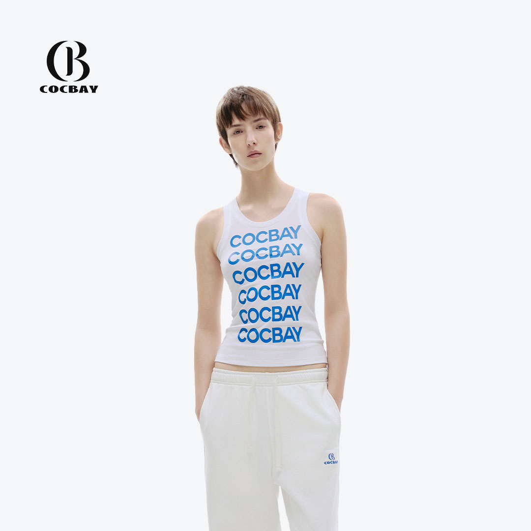 COCBAY-On The Move｜多色百搭叠穿满logo基础罗纹内搭背心YB0006