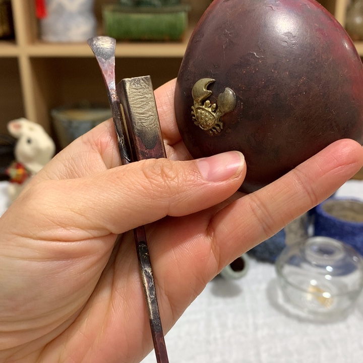 新年快乐 恭喜发财陶器