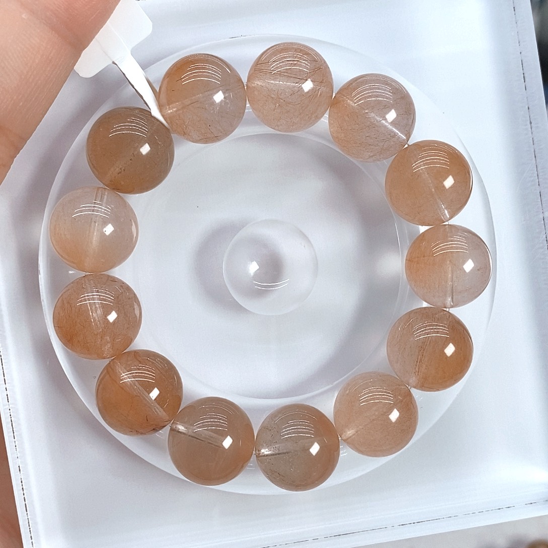 水晶手串未镶嵌天然水晶手串