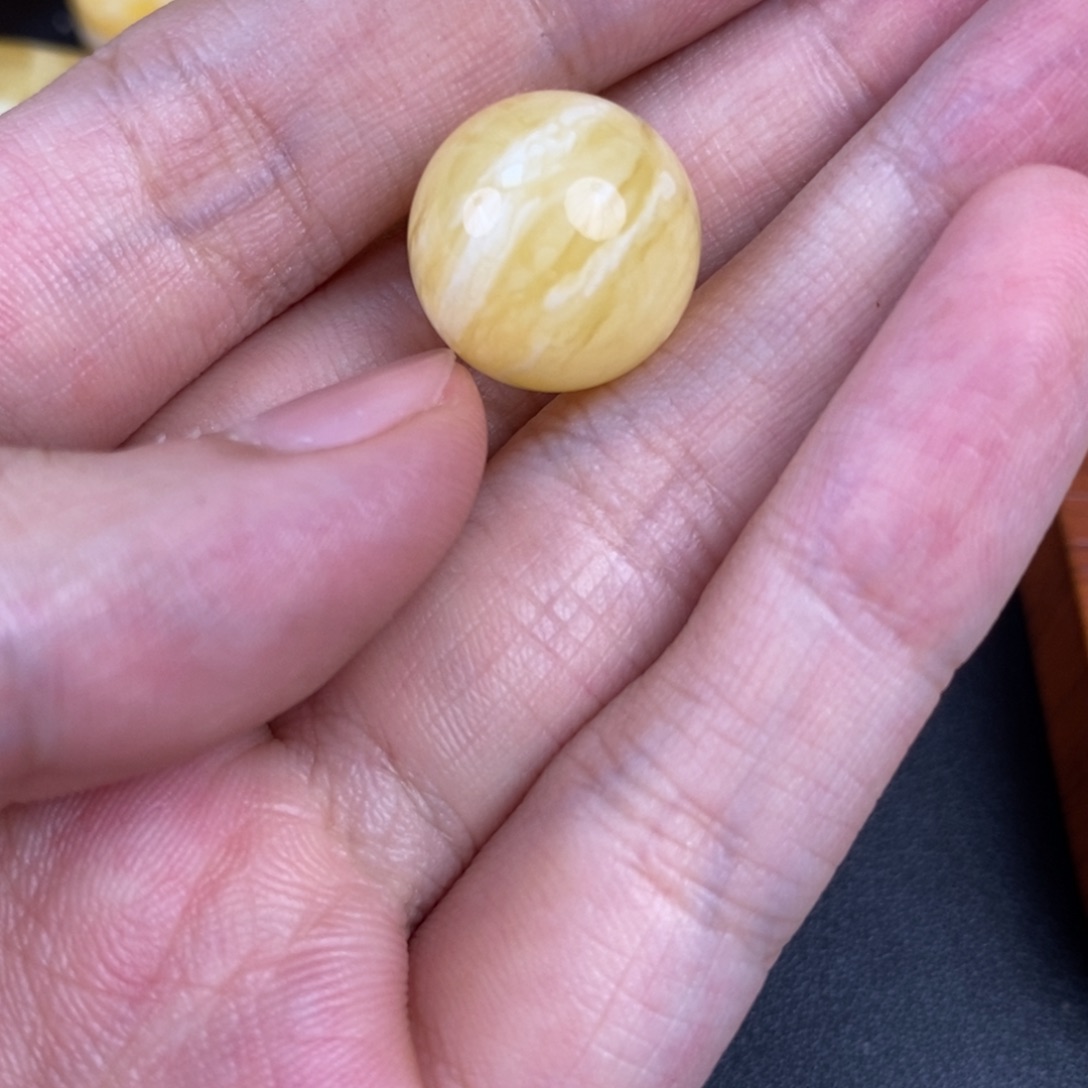 裸石琥珀未镶嵌虎皮17