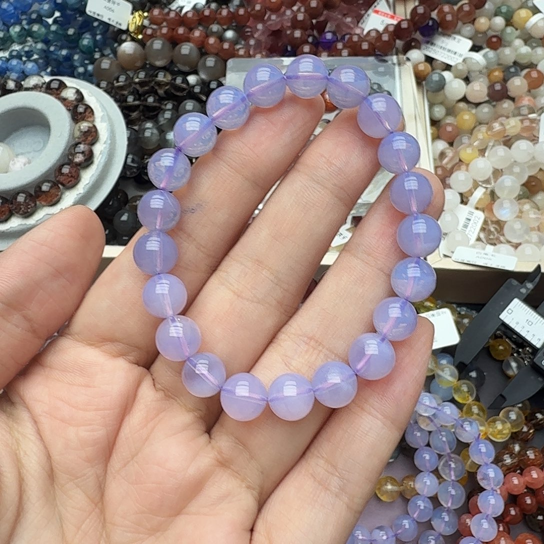 未镶嵌手链水晶紫玉晶