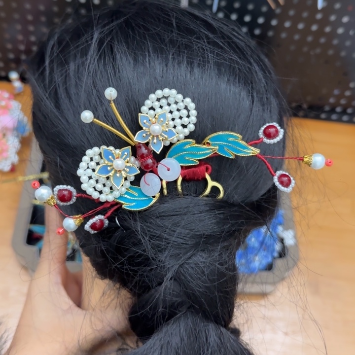 醋酸铁合金鹅毛仿点翠