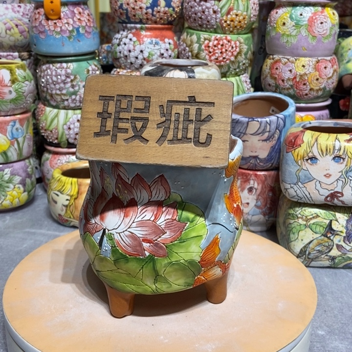 景德镇艺术手绘作品