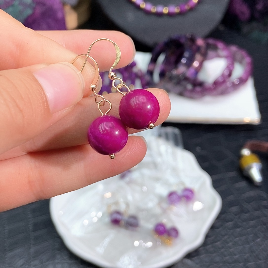 苏纪石（舒俱来）合金耳钉