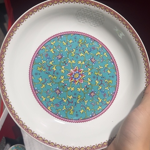 陶瓷8寸深窝盘一个