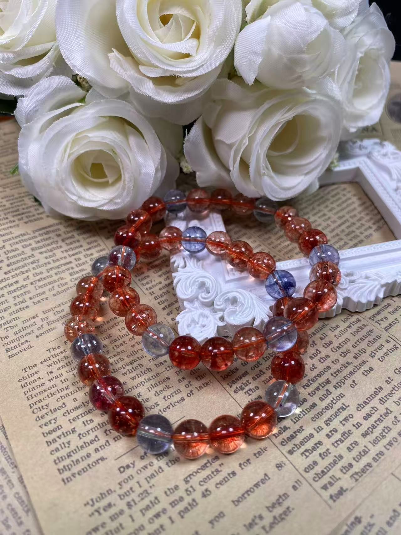 红蓝色手串8mm发一条AK15