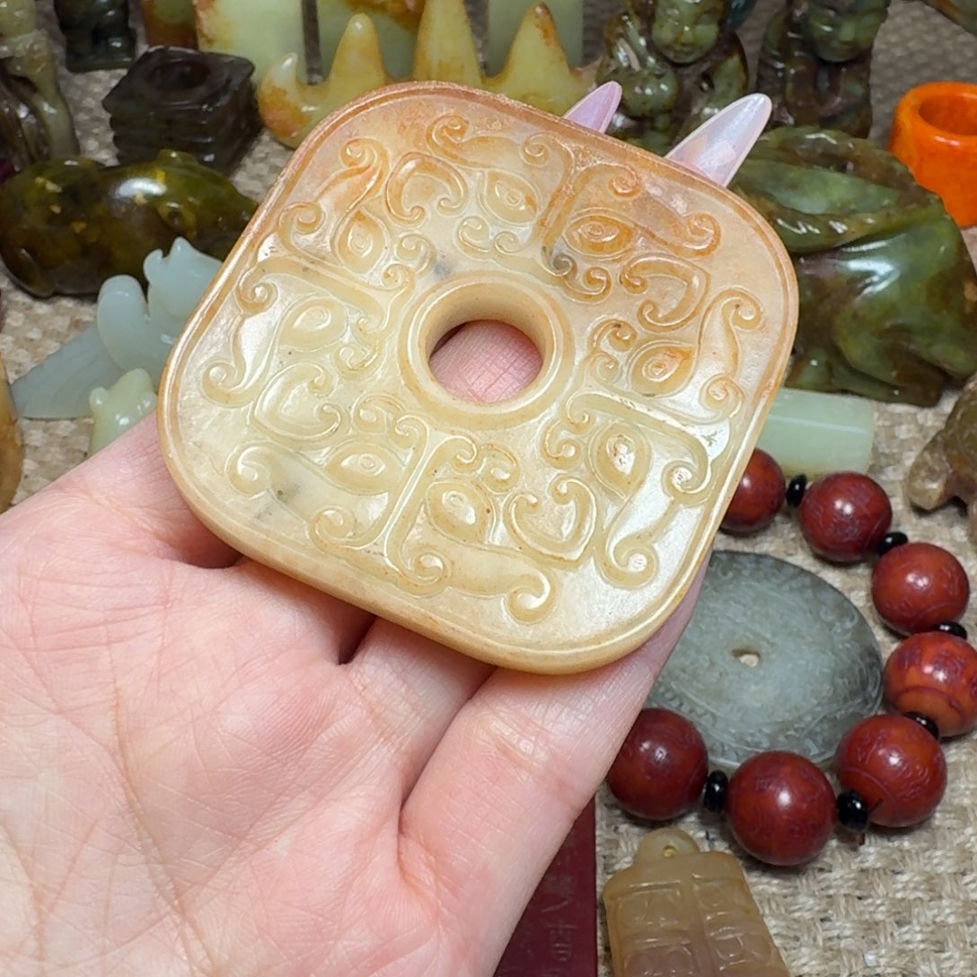 白玉菩提吊坠挂件