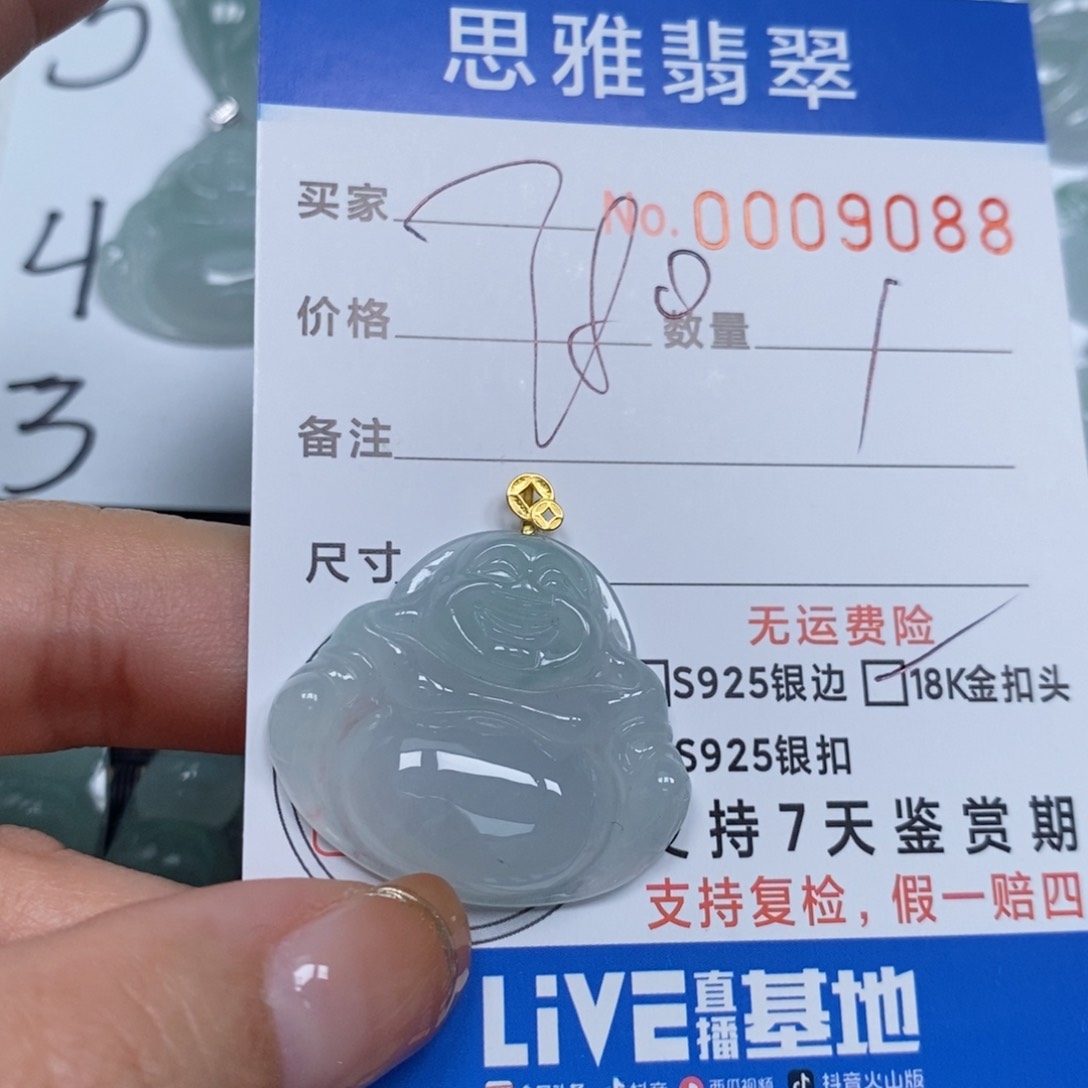 翡翠颈饰未镶嵌天然缅甸翡翠