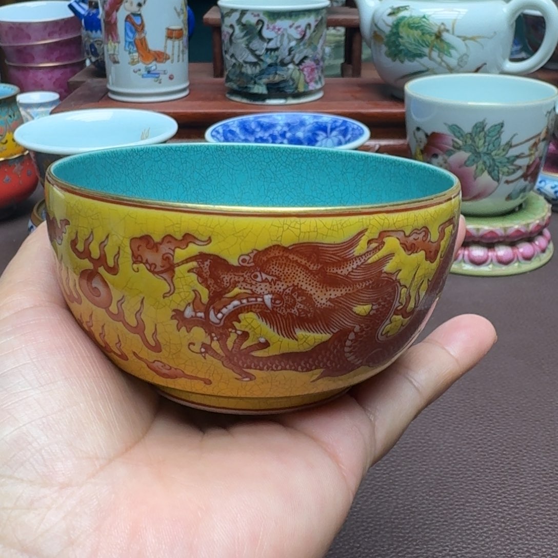 瓷片景德镇仿古手工制作精品展示