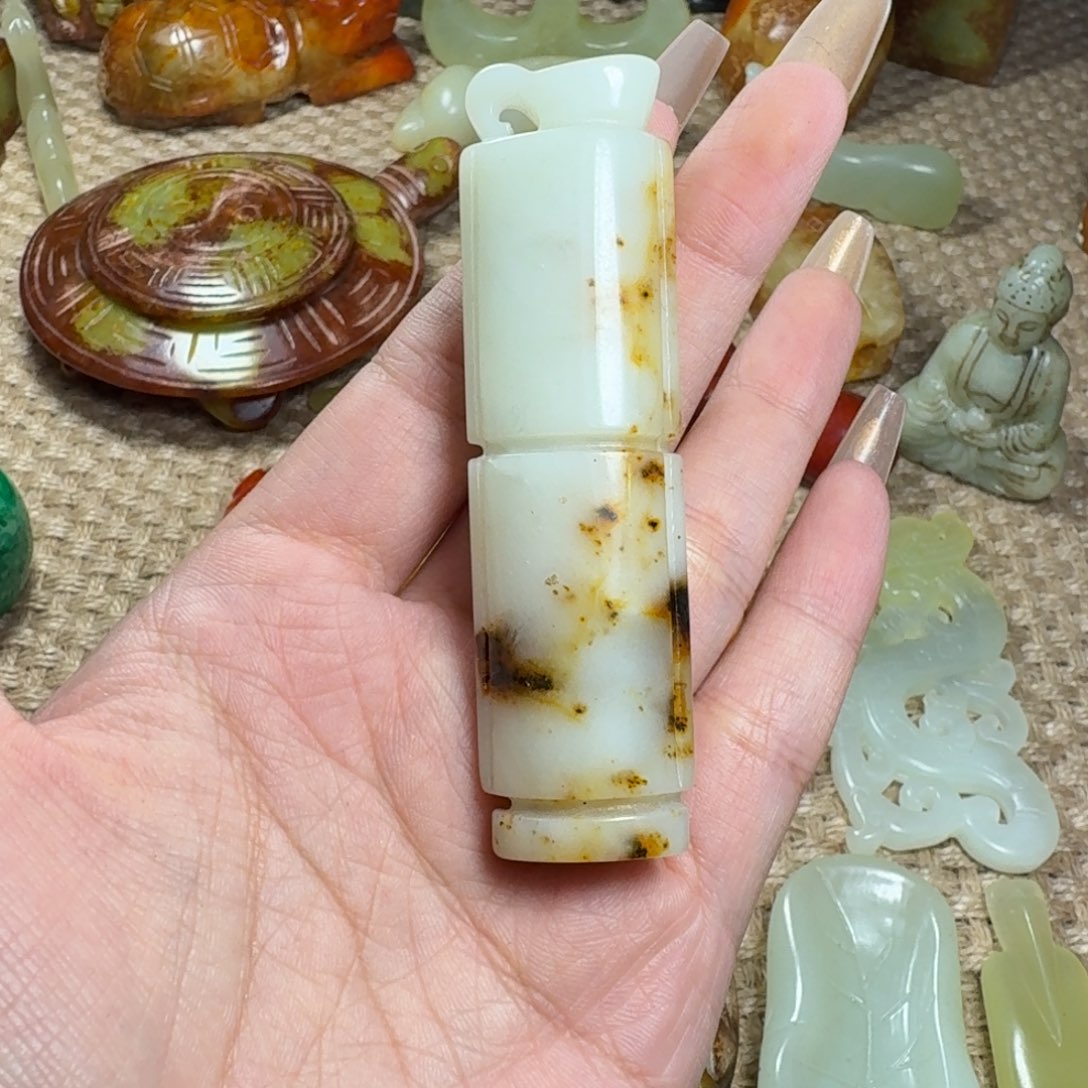 吊坠白玉菩提挂件