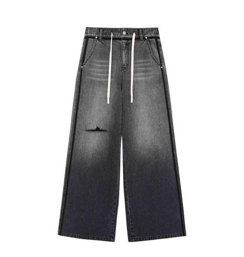 【SFF推荐】AVVENN 25早春新款牛仔长裤简约时尚洋气百搭休闲5831