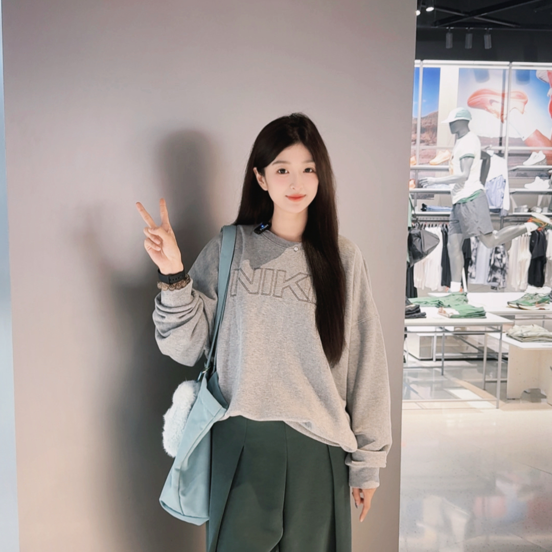 【滔搏联动】NIKE耐克男子AS M NK CLUBFTOSCREW运动卫衣HV8225-063