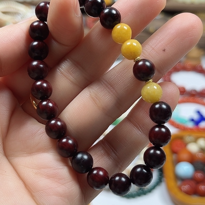 檀香紫檀（小叶紫檀）其他单圈手串