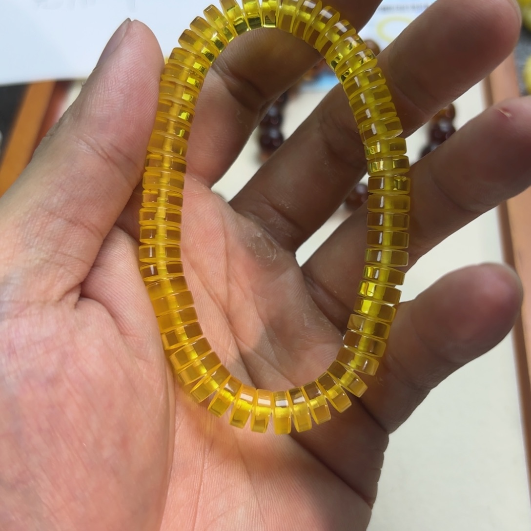 手链琥珀未镶嵌卡 8.3mm