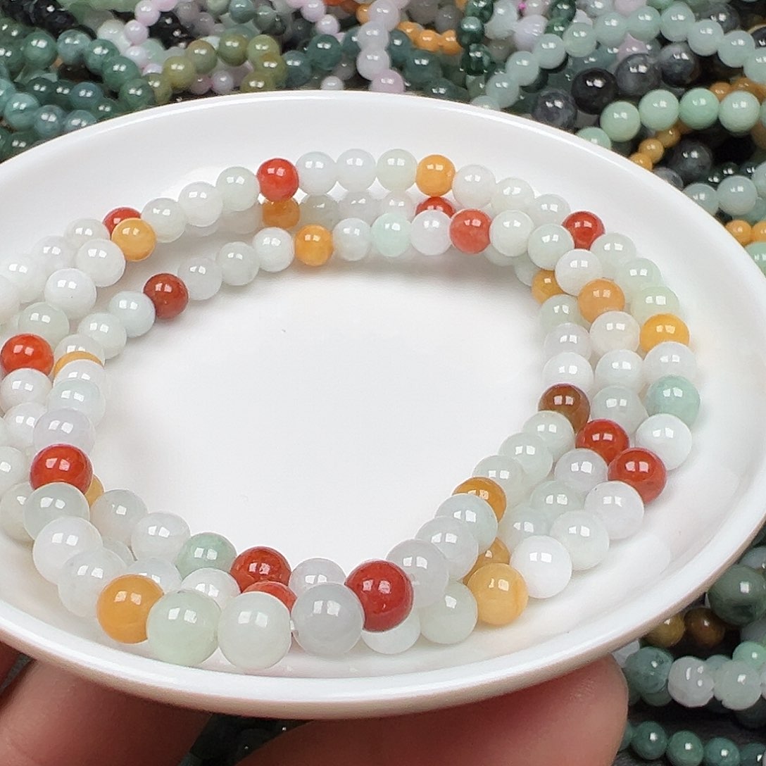 翡翠手链未镶嵌小*货主老华