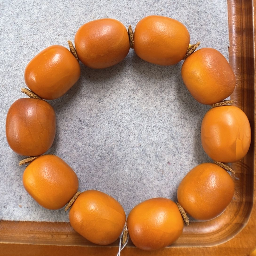 蜜蜡手串未镶嵌蜜蜡手串