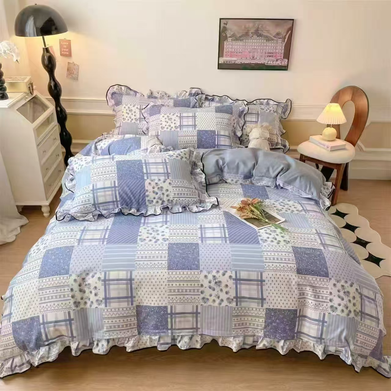 双人床单-{费格蓝床单}2米*2.3米正负5厘米加密加厚亲肤柔软