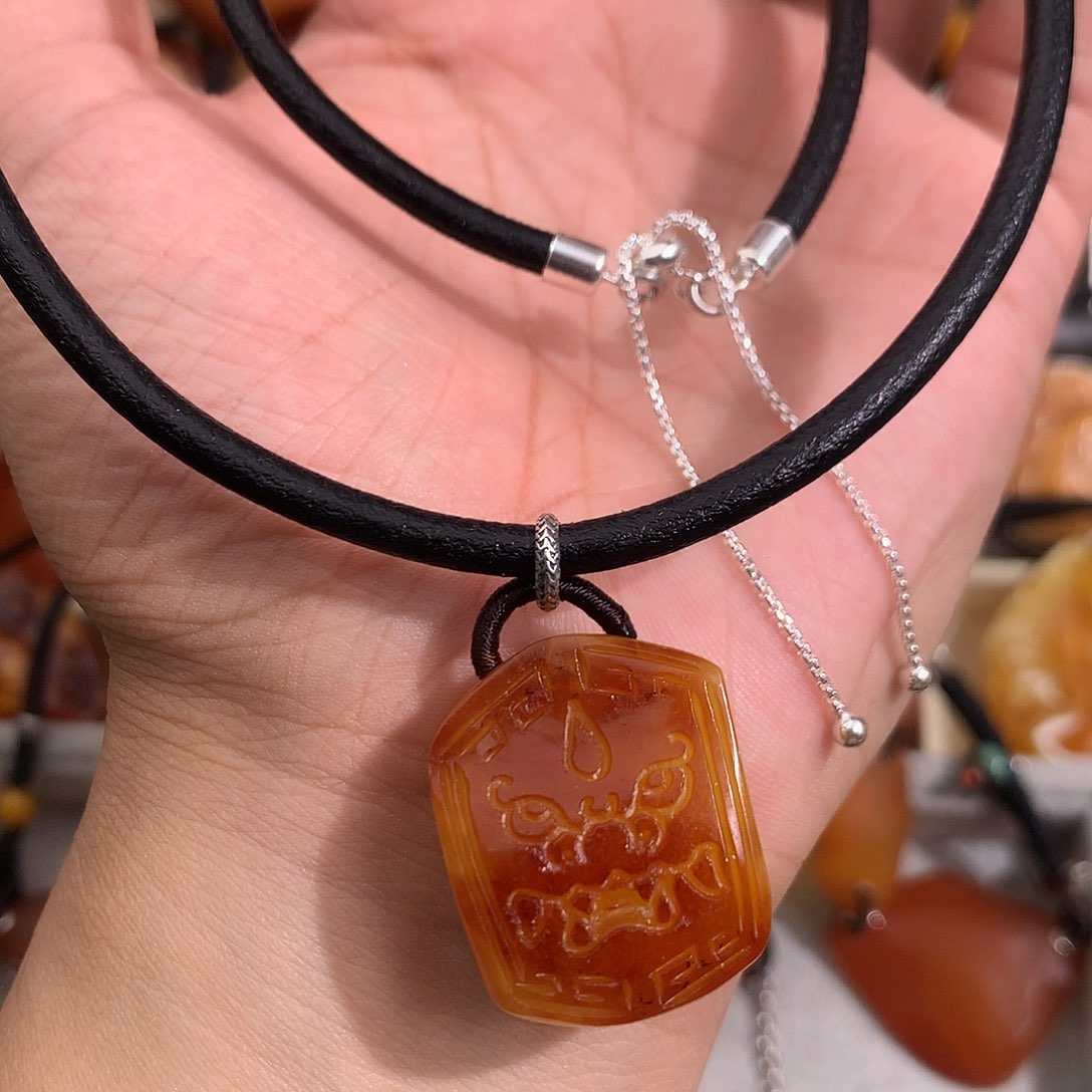 蜜蜡裸石未镶嵌你