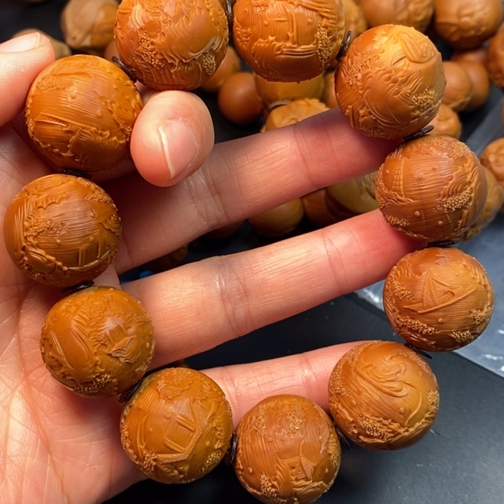 橄榄核手串/手链李*清风景手串