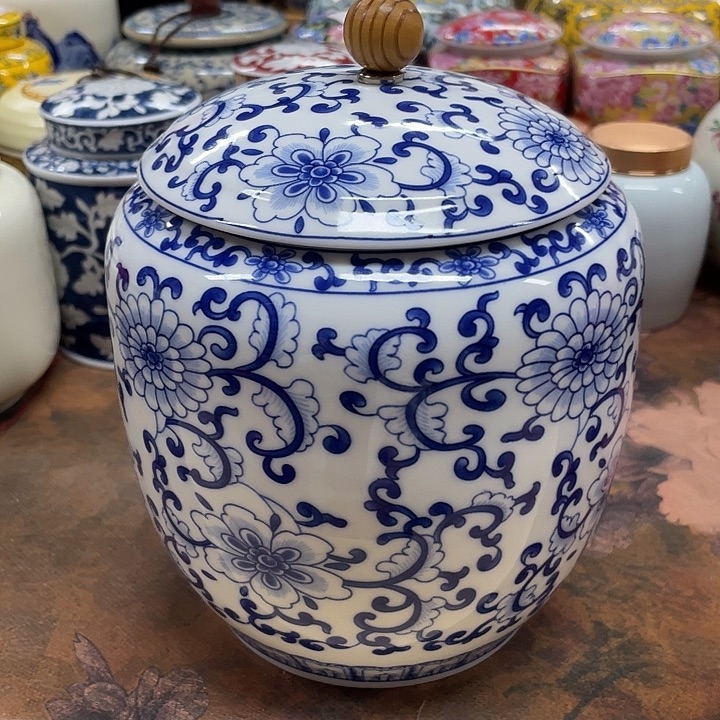 陶瓷罐茶叶罐密封罐储物罐