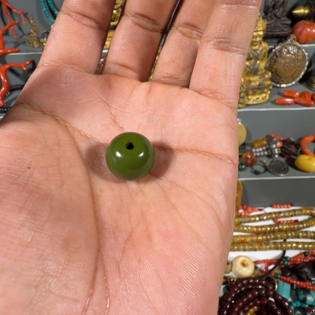 牛骨其他老****）珠子漂亮的