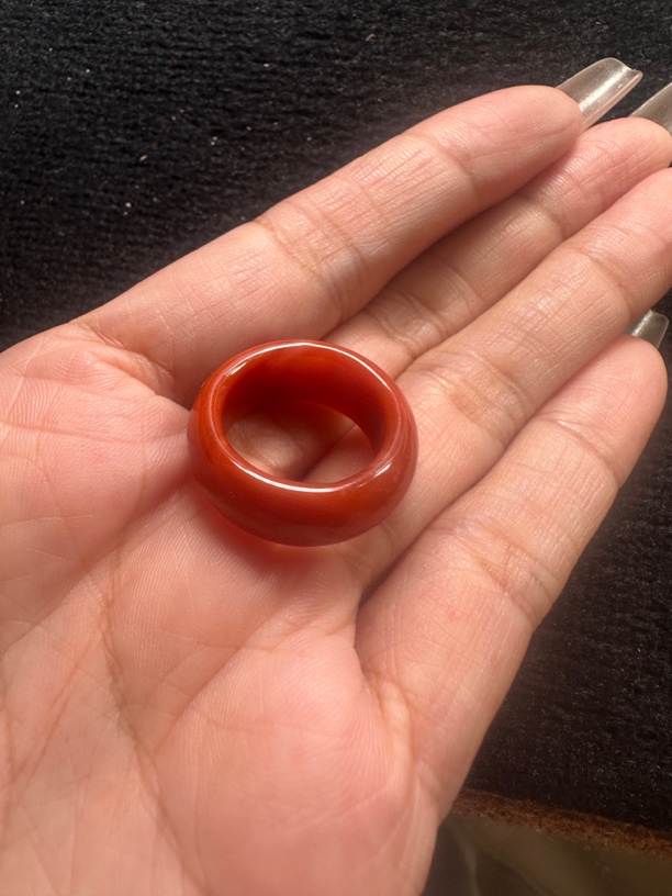 南红川料戒圈15.5mm