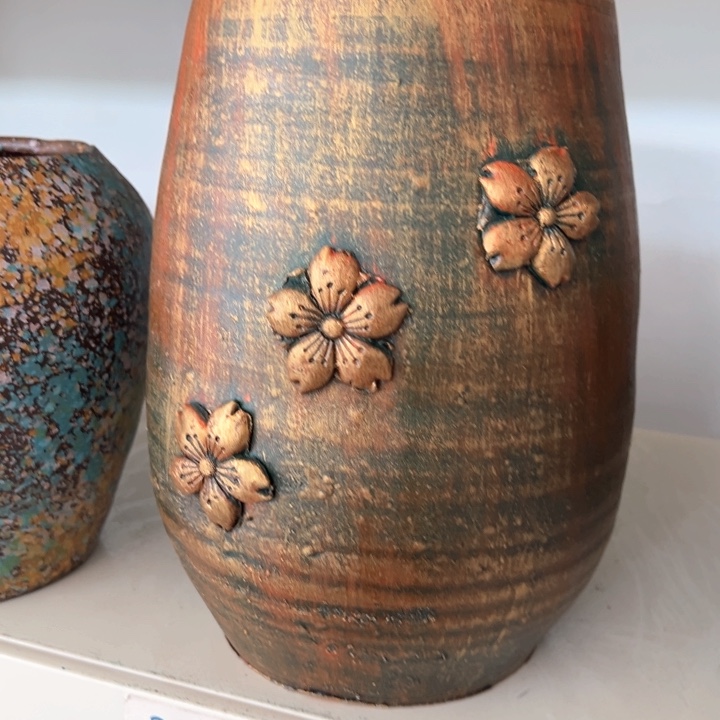 19.9-1微瑕木桶红古铜