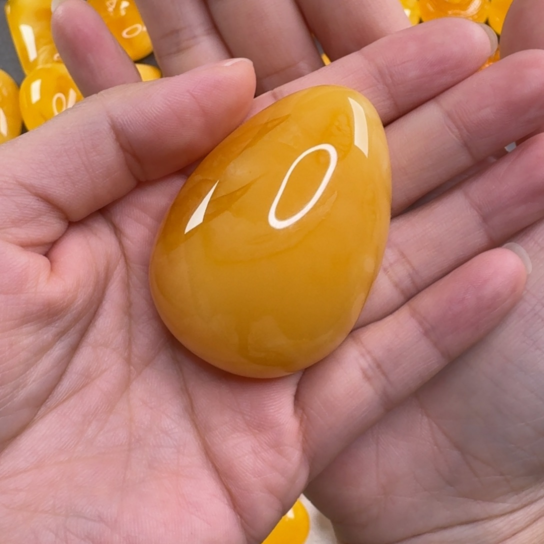 蜜蜡毛衣链未镶嵌雨***空