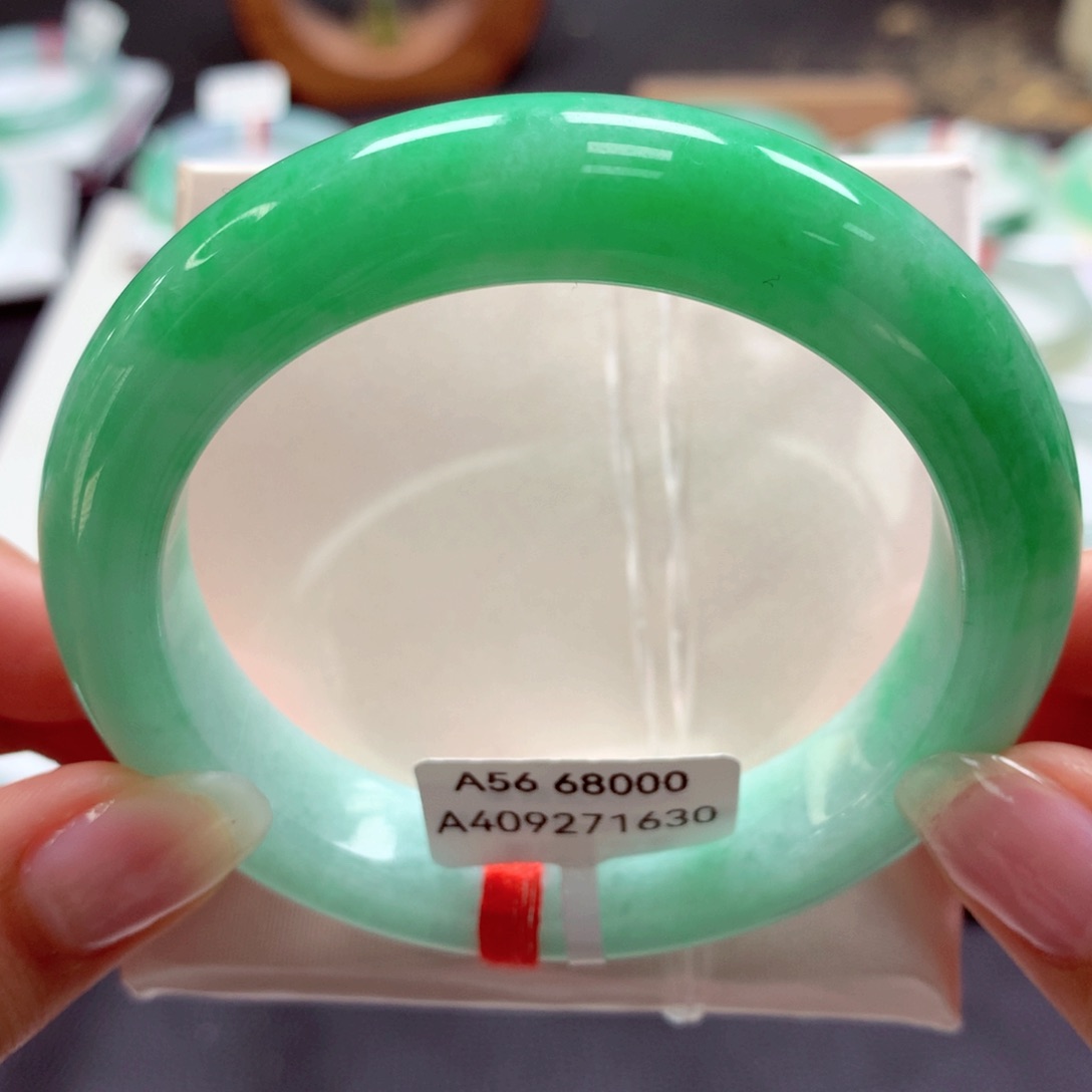 翡翠手镯未镶嵌56正（26）18号