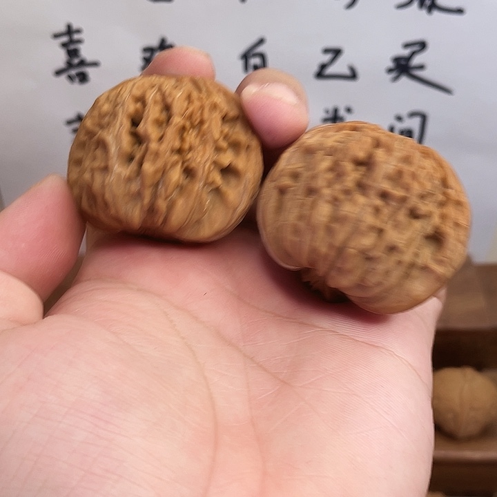 把件文玩核桃四座楼