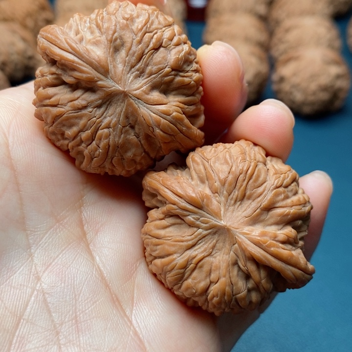 文玩核桃把件40磨盘