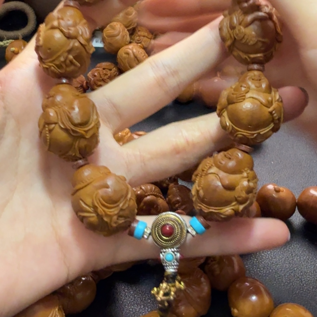 *****手串橄榄核弥勒佛