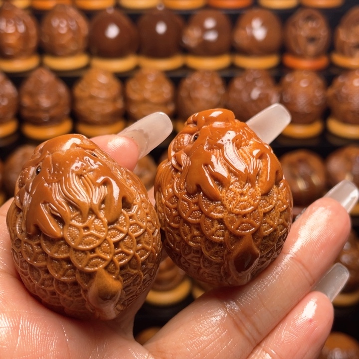 橄榄核把件橄榄雕刻