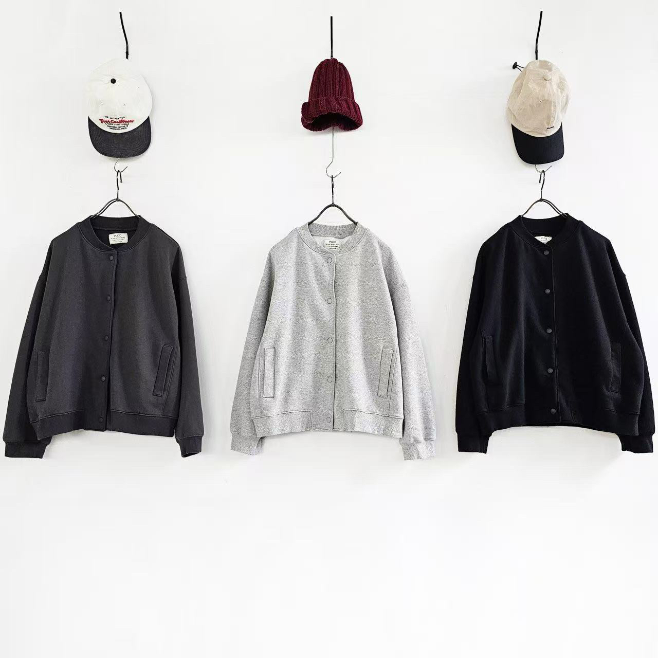 东大门正品 puco圆领卫衣开衫外套（不支持退货！）