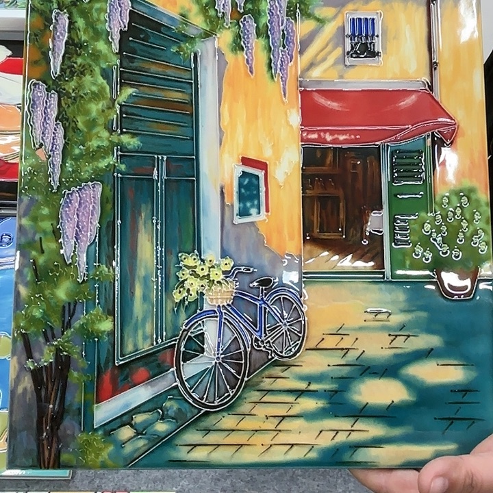 西***蛋陶瓷板画28/35单瓷片