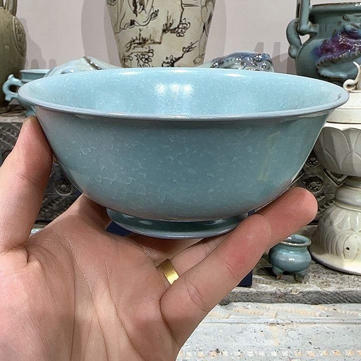 瓷片明*汝窑瓷瓷瓷瓷