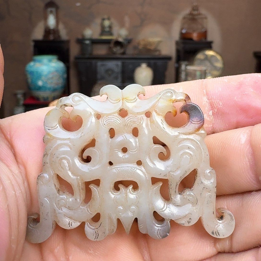 和田玉颈饰未镶嵌江*