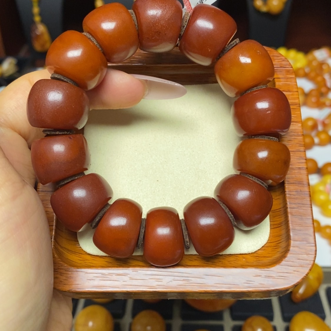 【闪购商品】蜜蜡手链未镶嵌手串