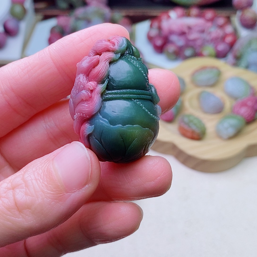 未镶嵌玛瑙/玉髓珠宝奇石蓝*盐源玛瑙定制