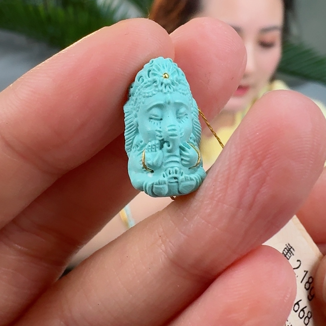 绿松石珠宝奇石未镶嵌