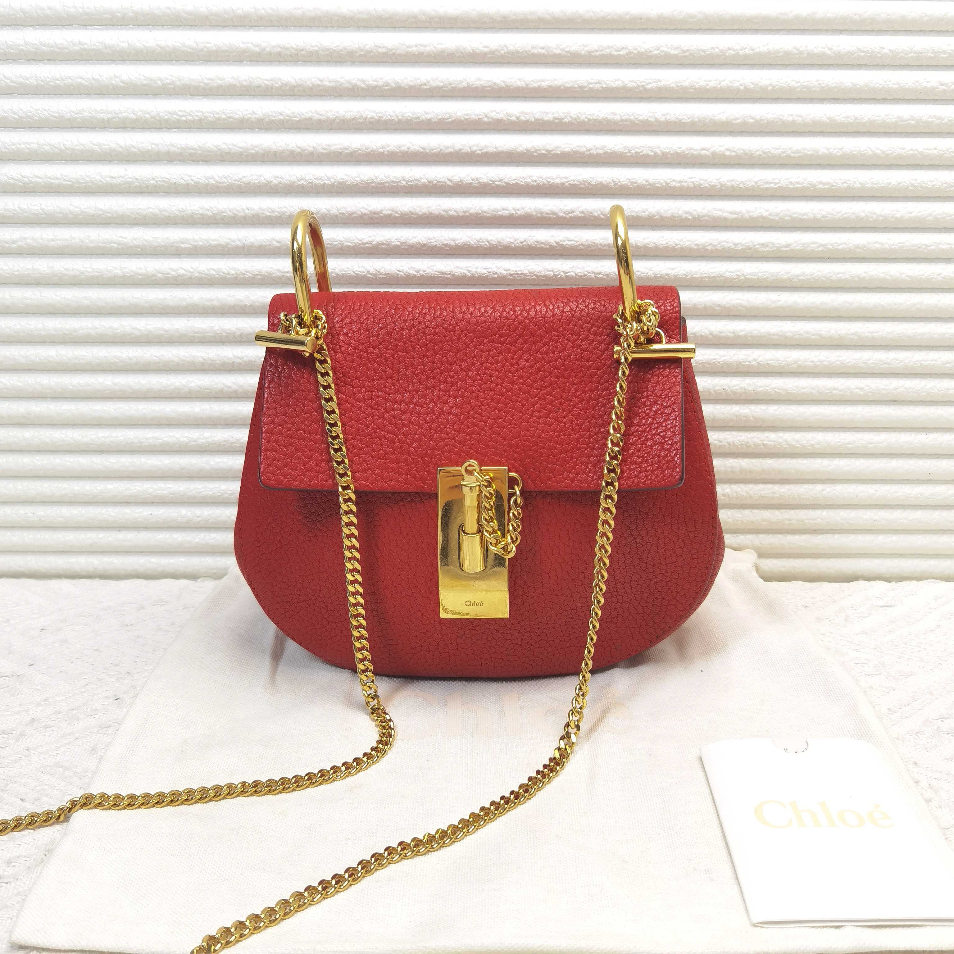 95新 Chloe/蔻依 Chloe蔻依drew小猪包斜挎包单肩包