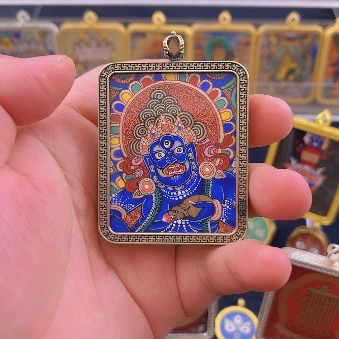 青海热贡纯手绘唐卡