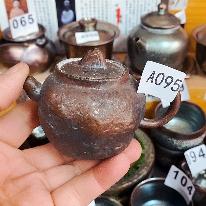 紫砂茶杯柴烧纯手工095