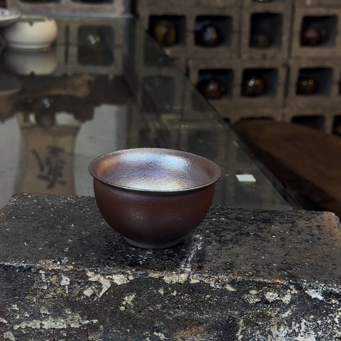 建水紫陶紫泥柴烧茶具