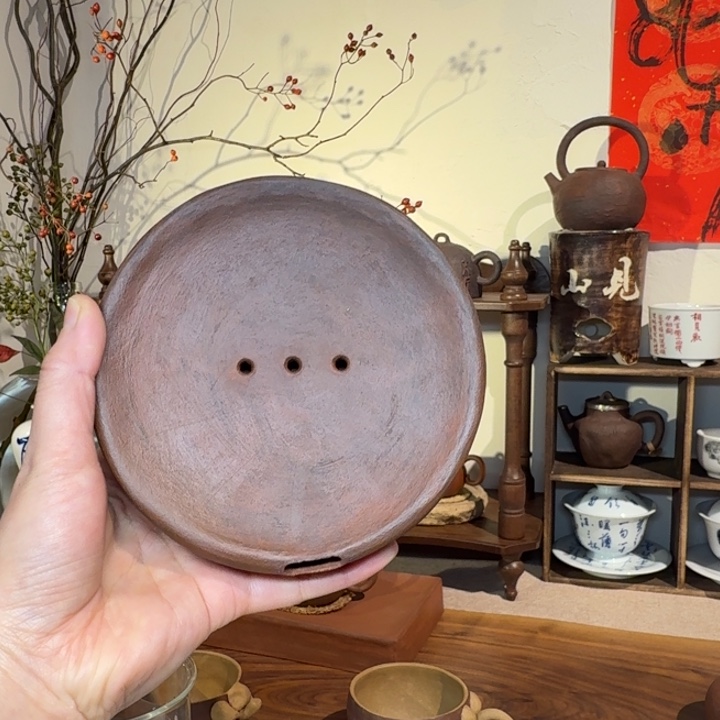 用***腿茶壶紫砂紫砂手捏壶承蓄水的