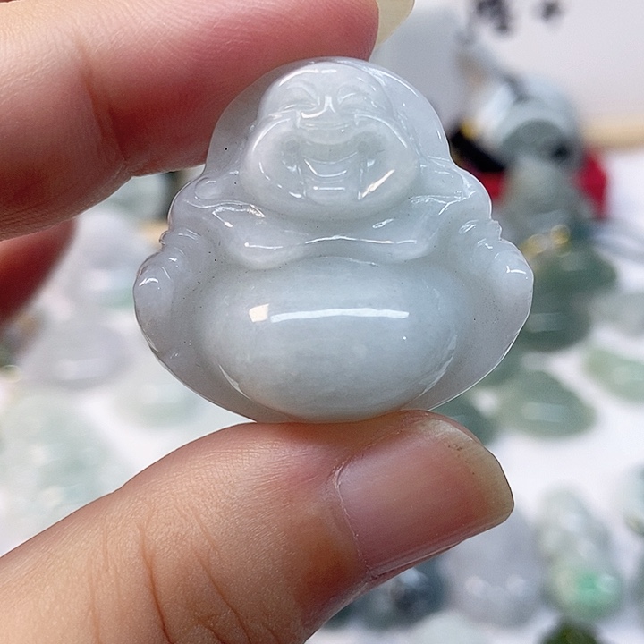 颈饰未镶嵌翡翠佛公