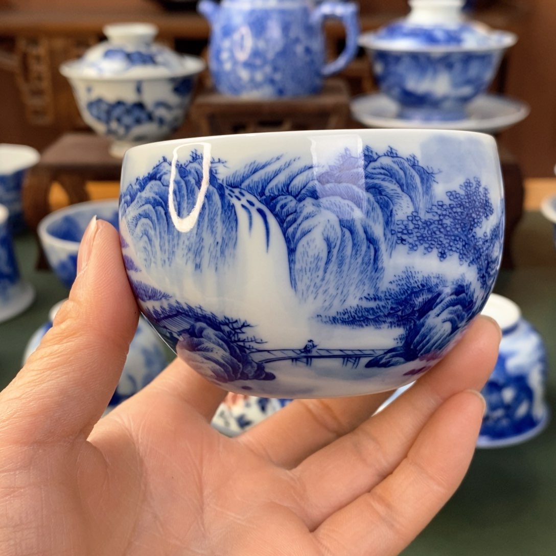 杯景德镇陶瓷手工手绘