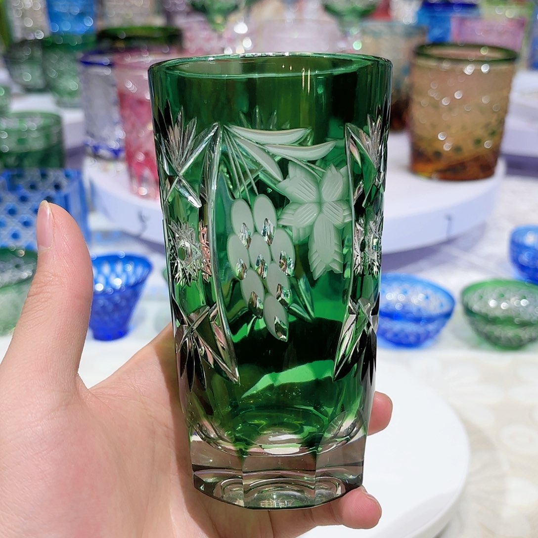 水晶杯水晶花瓶果盘通宝工艺品