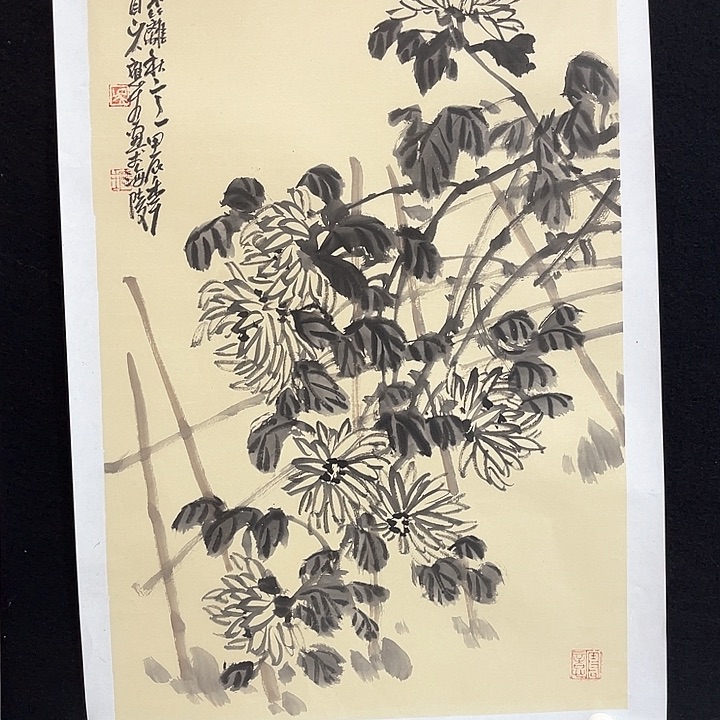 国画老师手绘作品