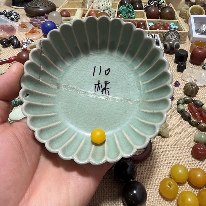 摆件霸*瓷器老物件摆件手工